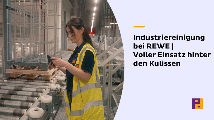 Industriereinigung von Piepenbrock bei REWE